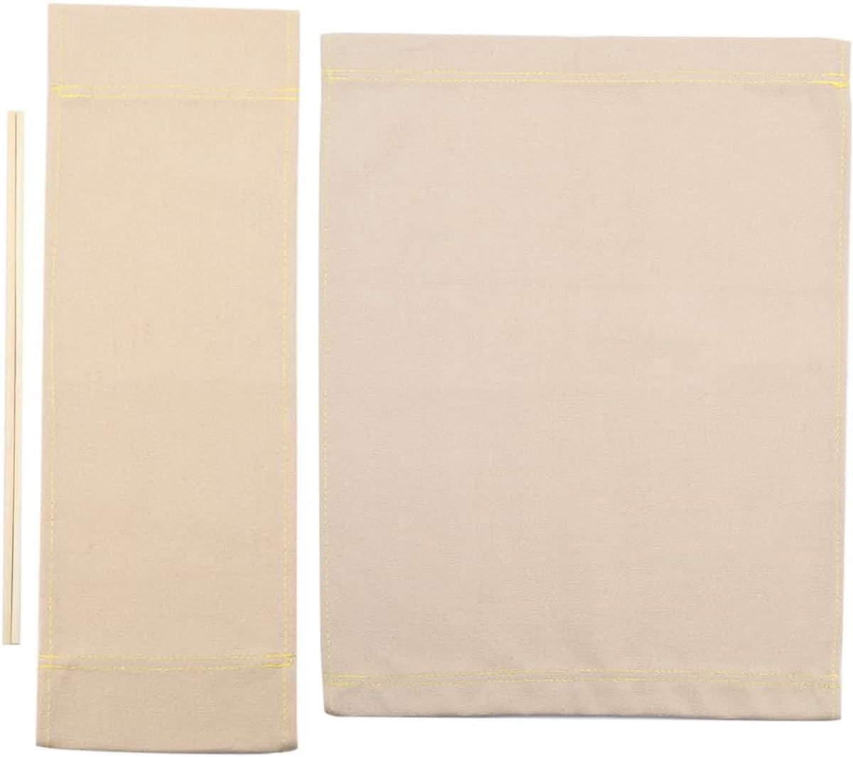 Comfortabele stoelvervangende hoezen voor regisseursstoelen - Beige canvas
