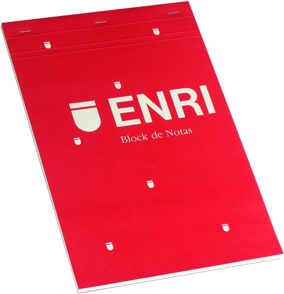 SnelShoppen - Notepad A4 Softcover 5 Stuks - 80 Vellen Wit Glad Schrijfblok voor Thuis, Kantoor, School en Creatief Gebruik - Rood