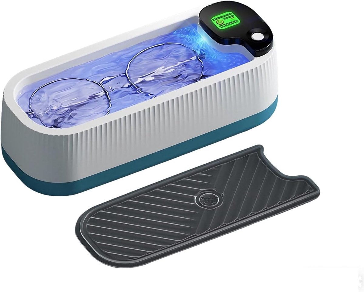 SnelShoppen - Ultrasonic Cleaner voor Brillen, Sieraden en Horloges - 360° Diepe Reiniging met Hoge Frequentie Vibratie - Compact en Draagbaar voor Th