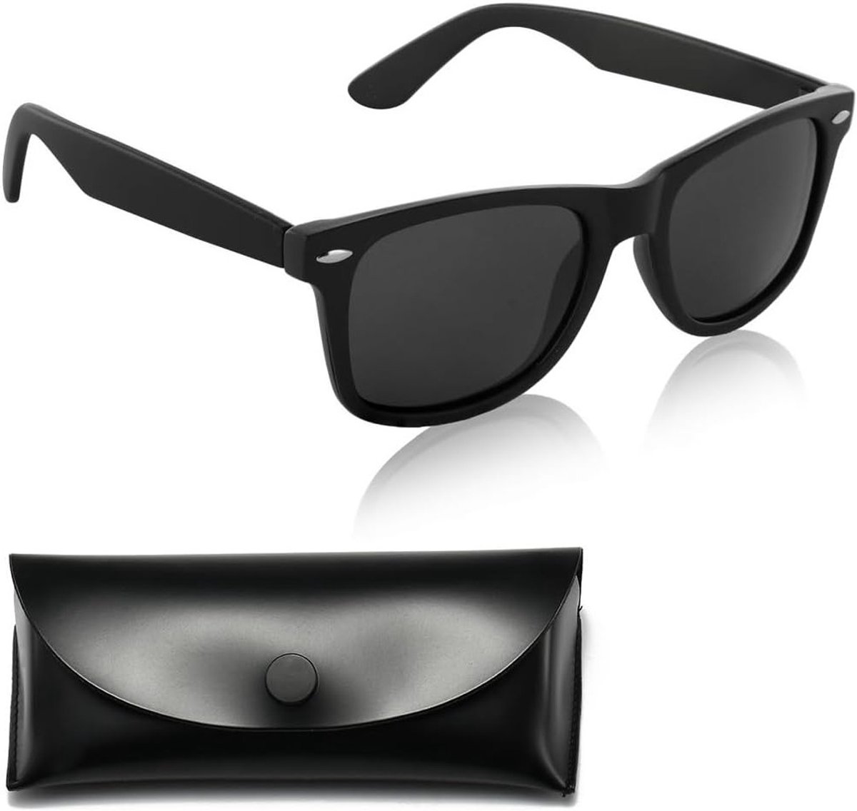 Zonnebril Unisex Retro Stijl UV400 - Polariserende Zonnebril voor Rijden en Kamperen, Bescherming tegen UV-straling