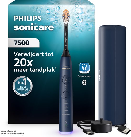 Philips Sonicare Series 7500 HX7423/10 Blauw