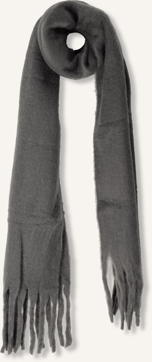 Modström Arismd Scarf Sjaals Dames - Grijs - Maat ONESIZE