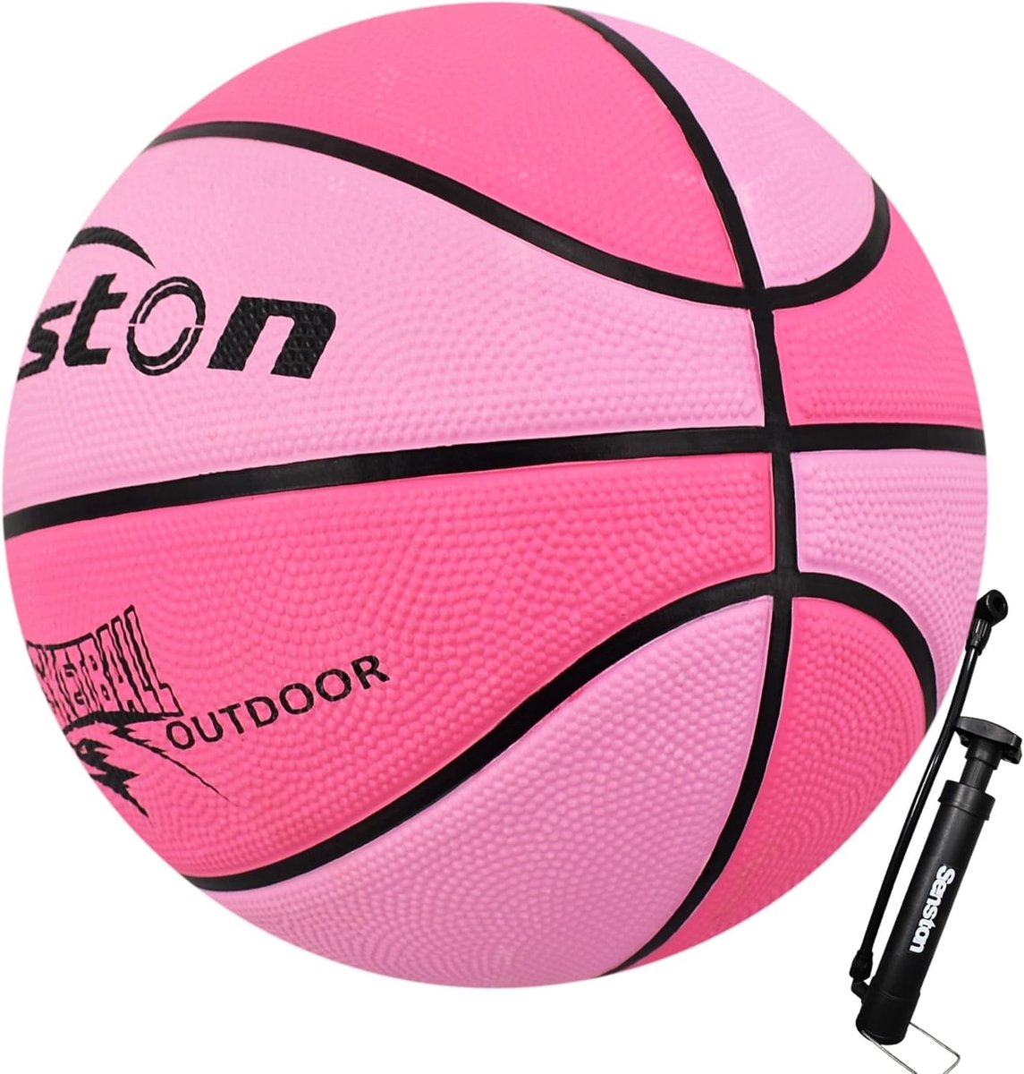 Basketbal Maat 5 - Rubberen Bal - Verbeterde Grip - Geschikt voor Binnen en Buiten - Voor Beginners