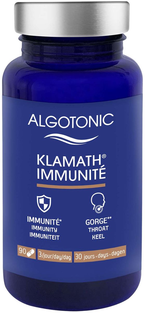 Klamath Immuniteit Echinacea Voedingssupplement Plantaardige Capsules 90 Stuks Rijk aan Vitamine C en Zink