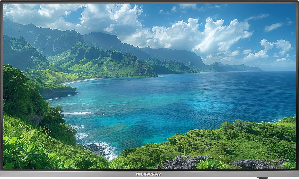 Megasat Royal Line V 24" Smart TV (60,5 cm) - Camping TV met WhaleTV - 12V/24V/230V - Camper, Caravan, Boot & Vrachtwagen - DVB-S2/T2/C - CI+