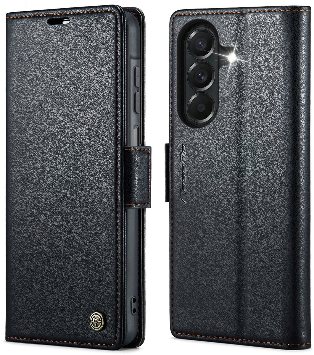 CaseMe Hoesje - Geschikt voor Samsung Galaxy A27 Hoesje - CaseMe 023 Wallet Book Case - Zwart