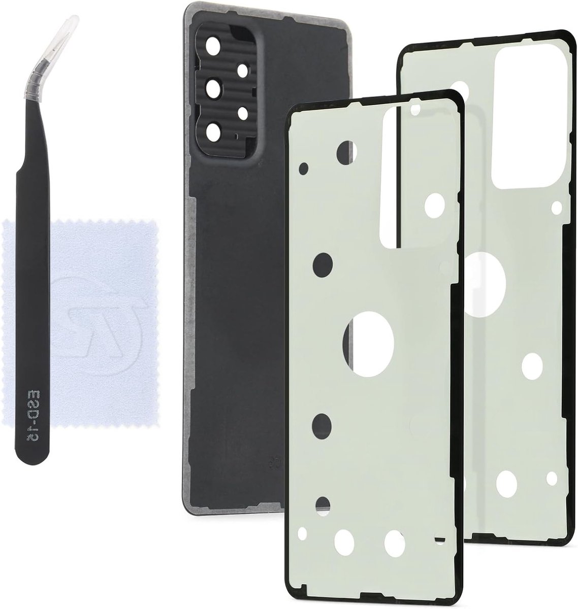 2 x Batterijdeksel Lijm voor Samsung Galaxy A53 5G A536 - Zelfklevende Film voor Herstel en Afsluiting van Achterkant