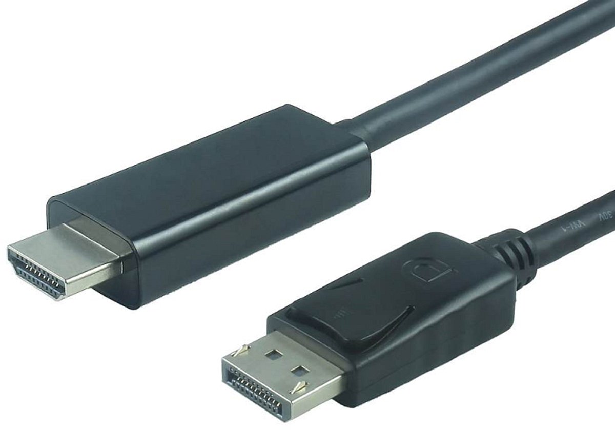 PremiumCord KPORTADK04-03 video kabel adapter 3 m DisplayPort HDMI Zwart
