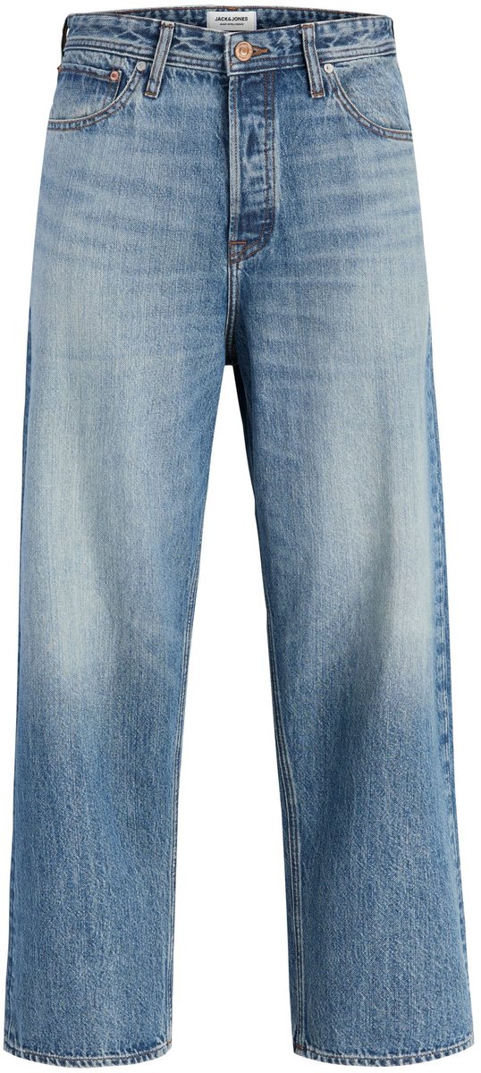 Jack & Jones Heren Jeans Broeken baggy Fit Blauw 38W / 32L Volwassenen