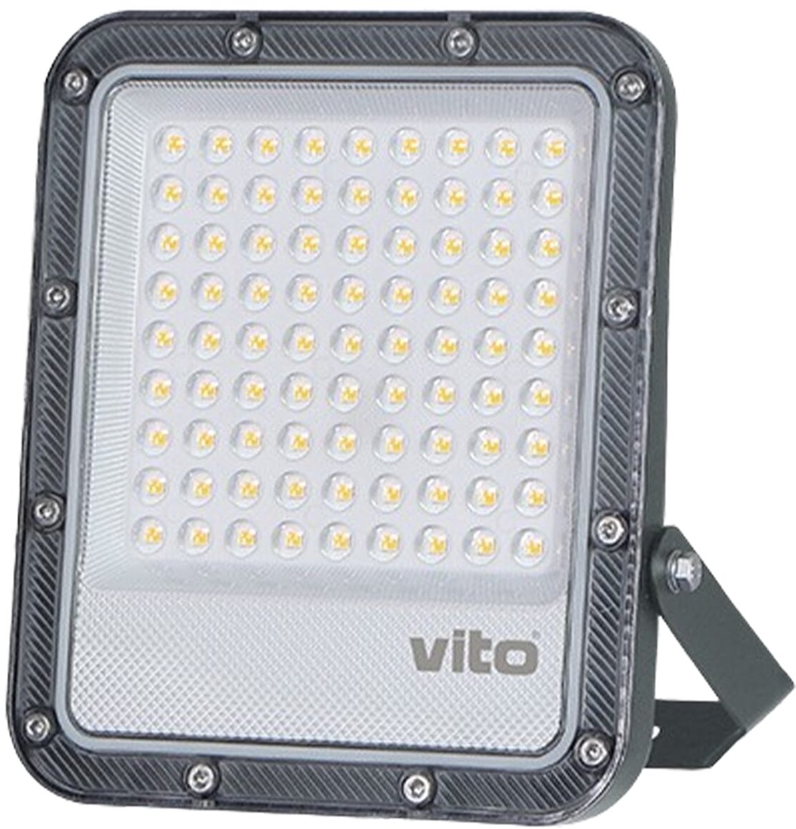 VITO - LED Schijnwerper 50W - 7500lm 4000K IP66 - Met OSRAM SMD LEDs - Wit - LED Floodlight