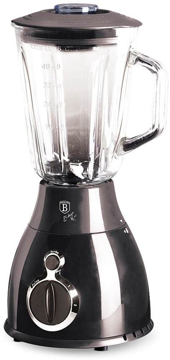 Berlinger Haus Blender Carbon 1,5 Liter Glas Zwart van Berlinger Haus — afbeelding 3