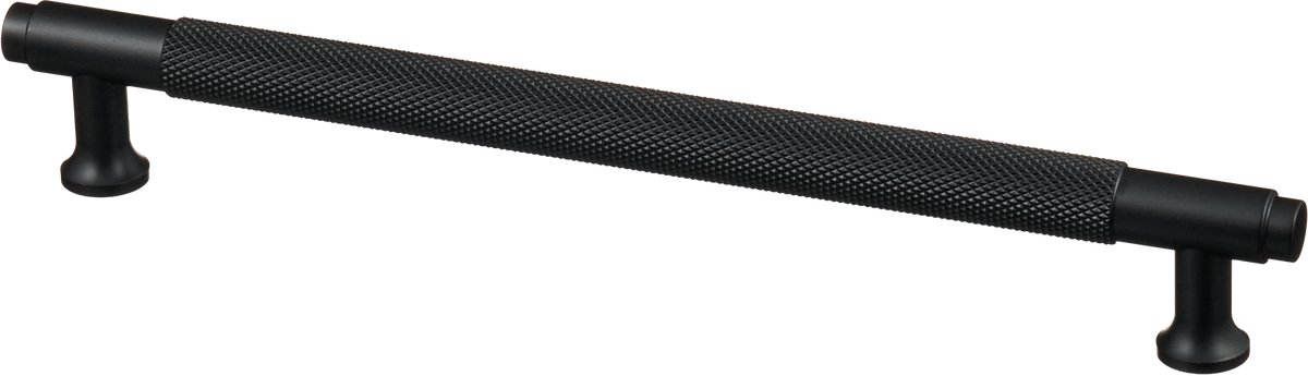 Handgreep Zwart - diamond cut - 192mm/224mm