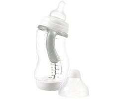 Difrax Babyfles Papfles - 310 ml - Wit - 1 Stuk - S-fles - Anti Koliek