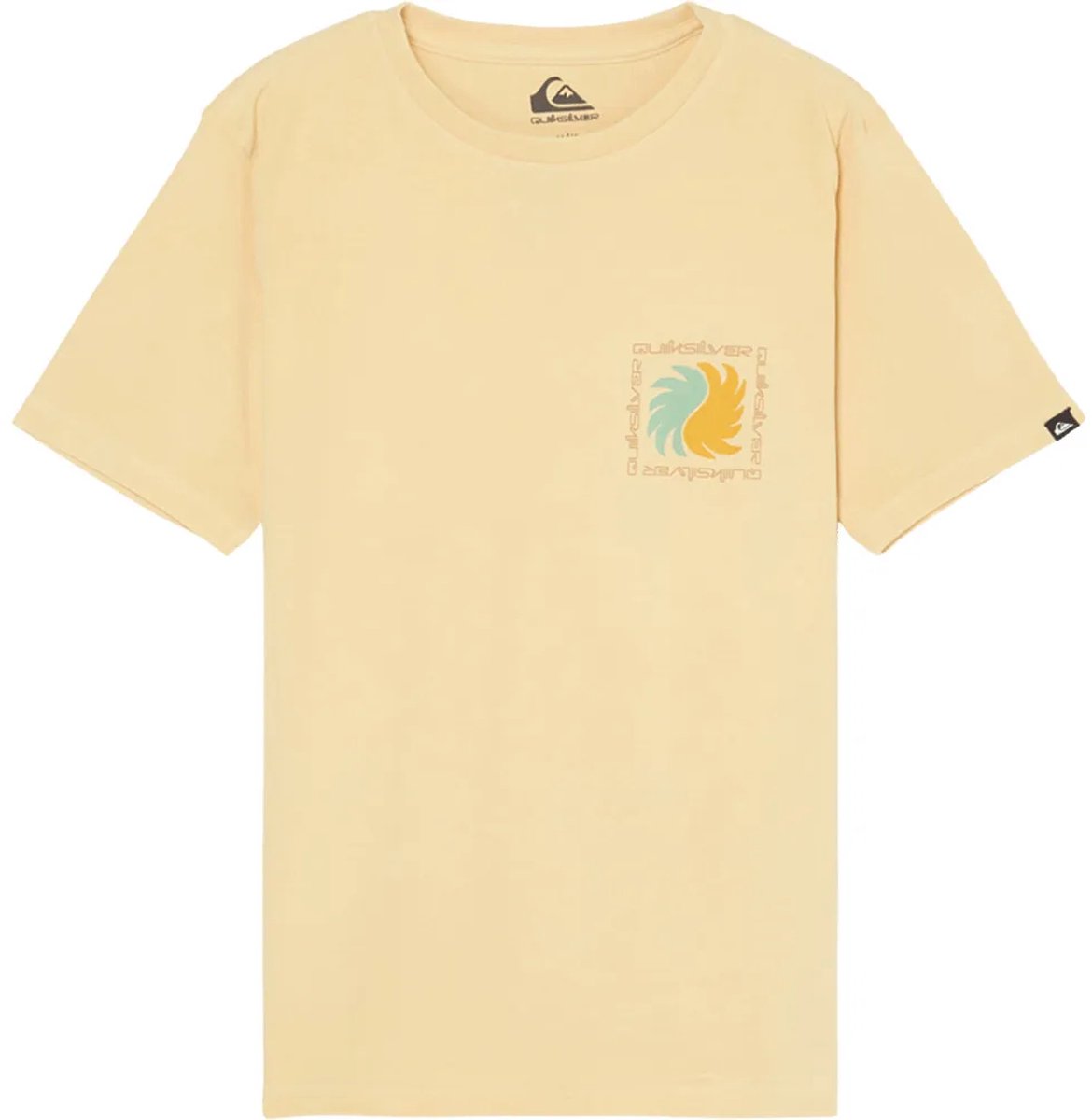 Quiksilver Evo Vibes T-shirt Met Korte Mouwen 14 Years Jongen Straw