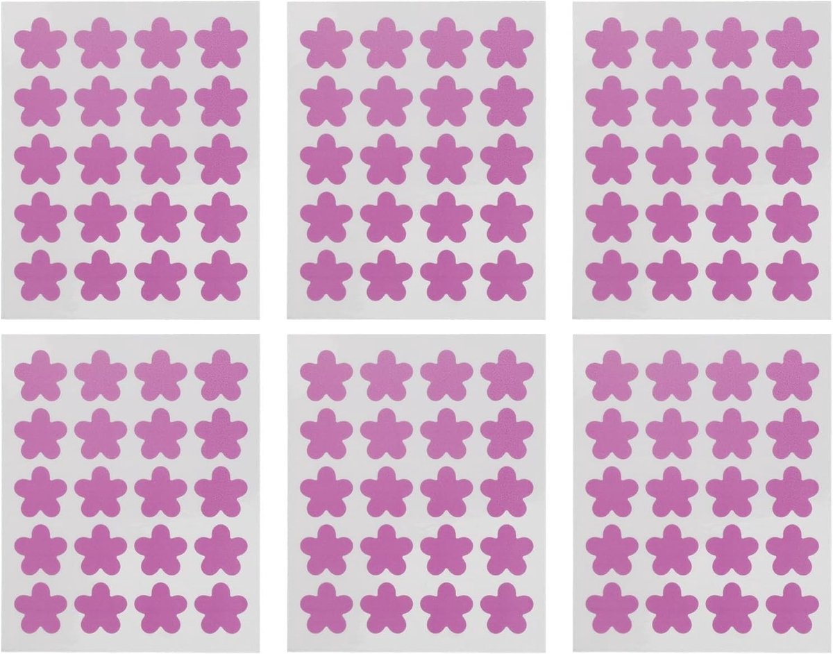 120 Stuks UV Detectie Plakband voor Zonnebloem Vormige UV Bescherming en Veiligheid