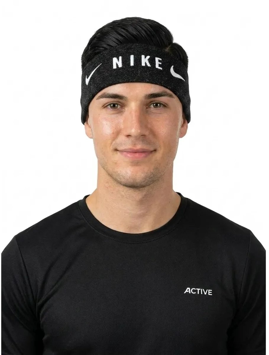 Nike Accessories Dri-fit Trail Knit Hoofdband Zwart