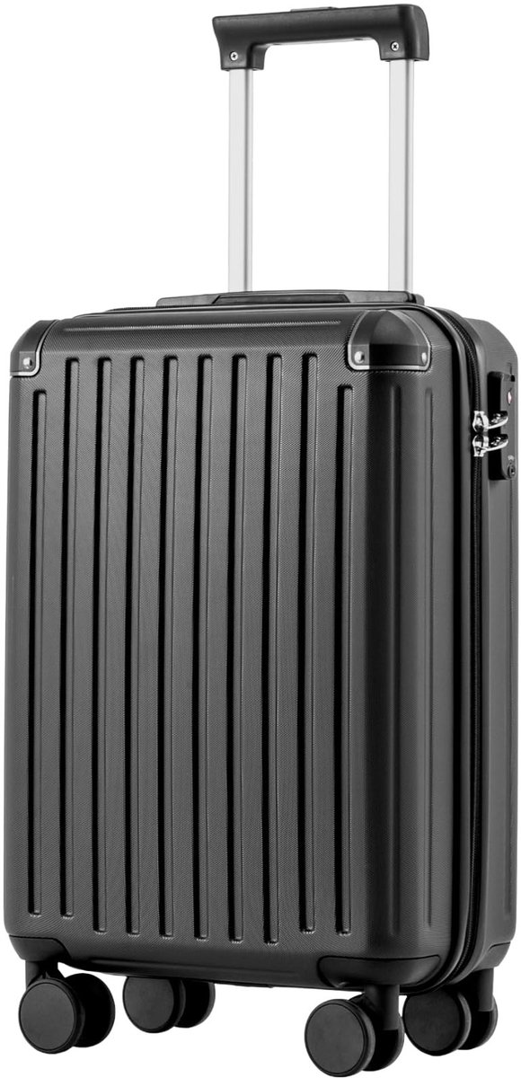 Dailygoods - Kabinenkoffer 55x35x20cm - Handbagage voor Ryanair met TSA-slot