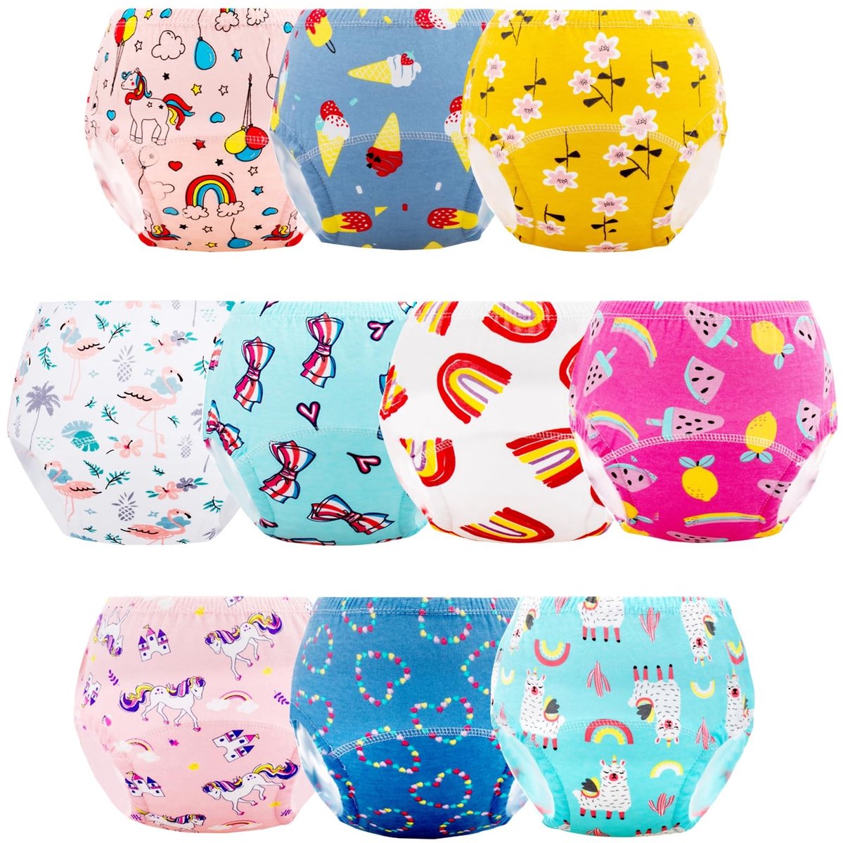 Dailygoods - Baby Zindelijkheidstrainingsbroekje voor Jongens en Meisjes - 8 Stuks