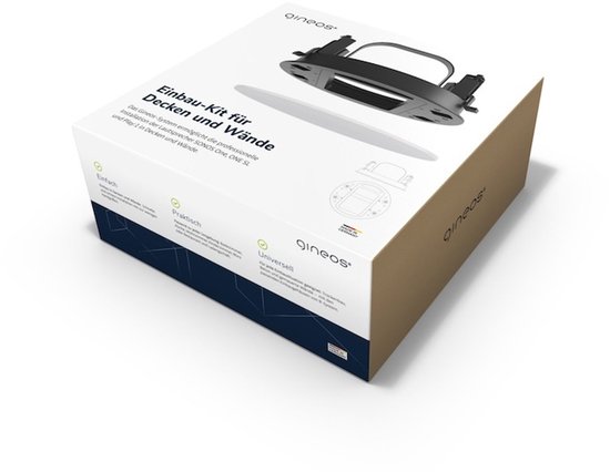 B-system Gineos Installatiekit voor SONOS - Front Wit — afbeelding 5