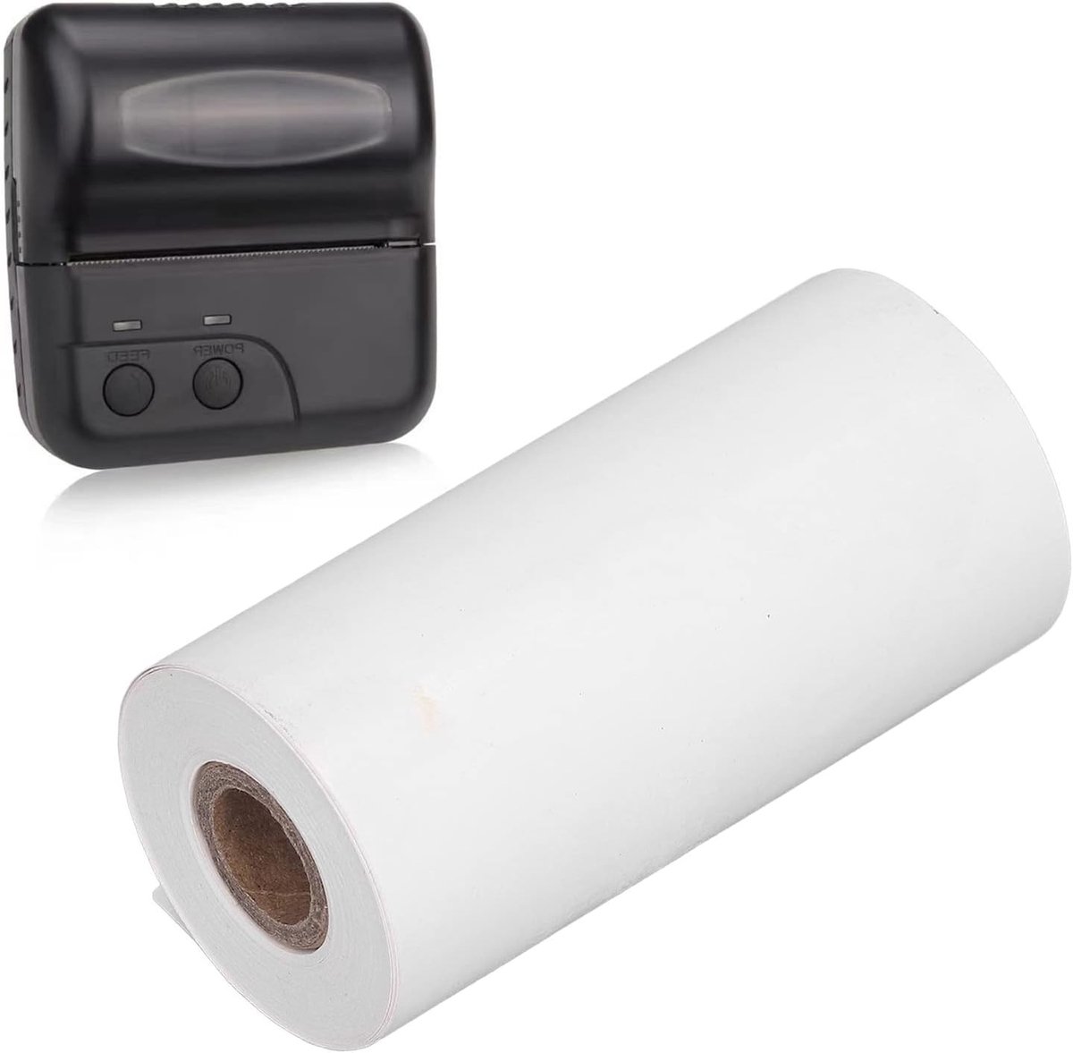 Thermisch Ontvangstpapier 80x40mm, 11 Meter Lengte, Geschikt voor Thermische Printers, Mini Rollen en Zelfklevende Stickers