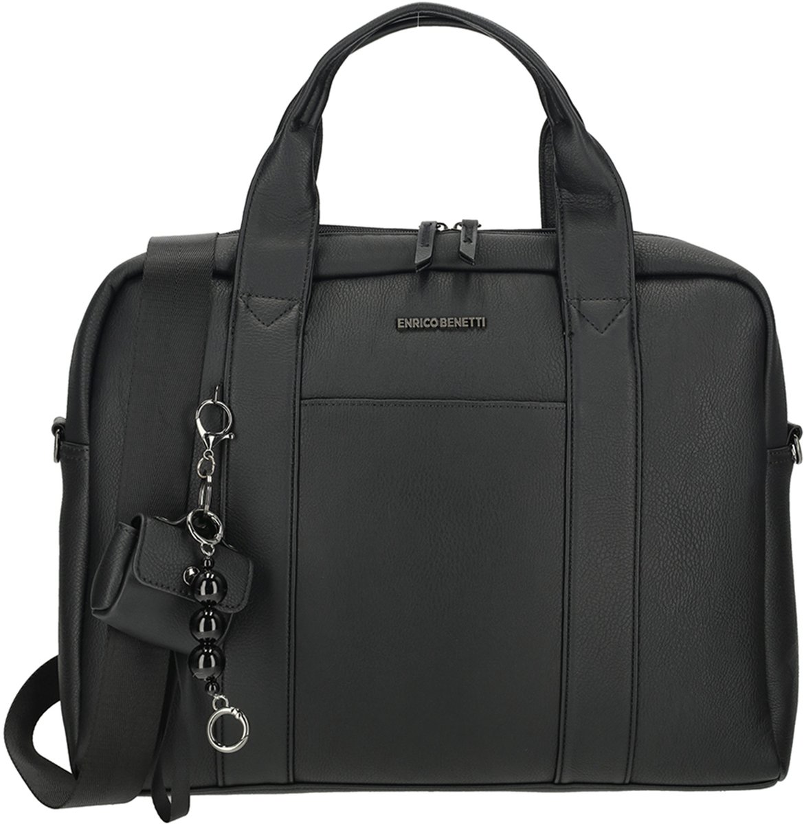 Enrico Benetti Taylor Handtas - Laptoptas met 15 inch Laptopvak - Zwart