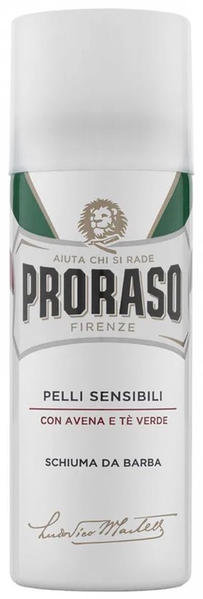 Proraso - White Shaving Foam - Shaving Foam For Sensitive Skin With Green Tea