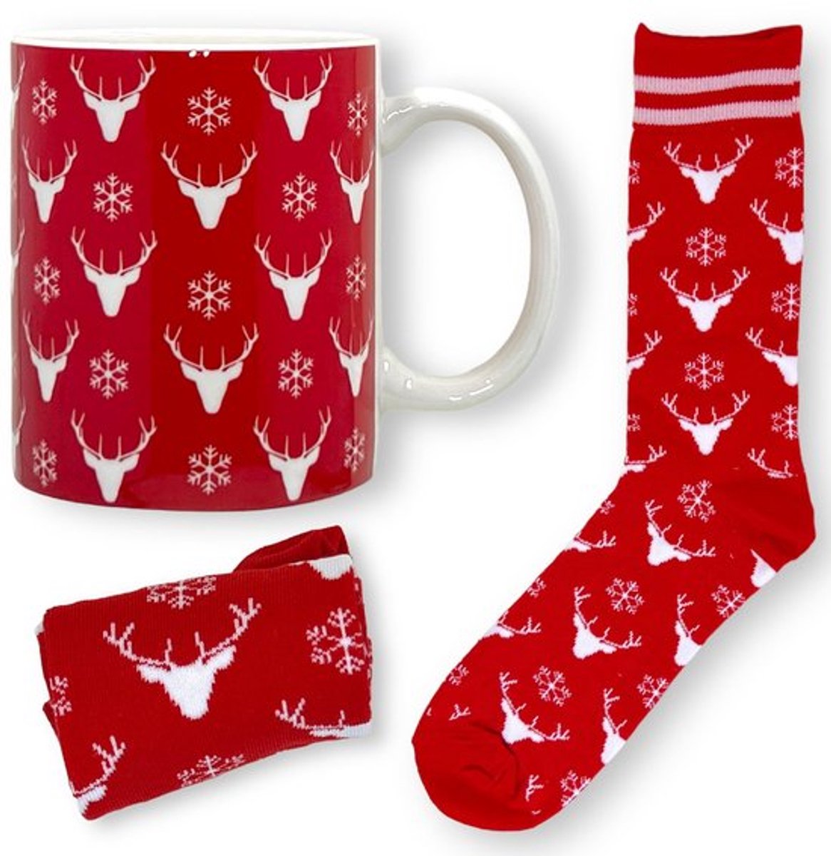 Solidchoice - Dailygoody - Cadeauset - Keramische Mok - Comfortabele Sokken