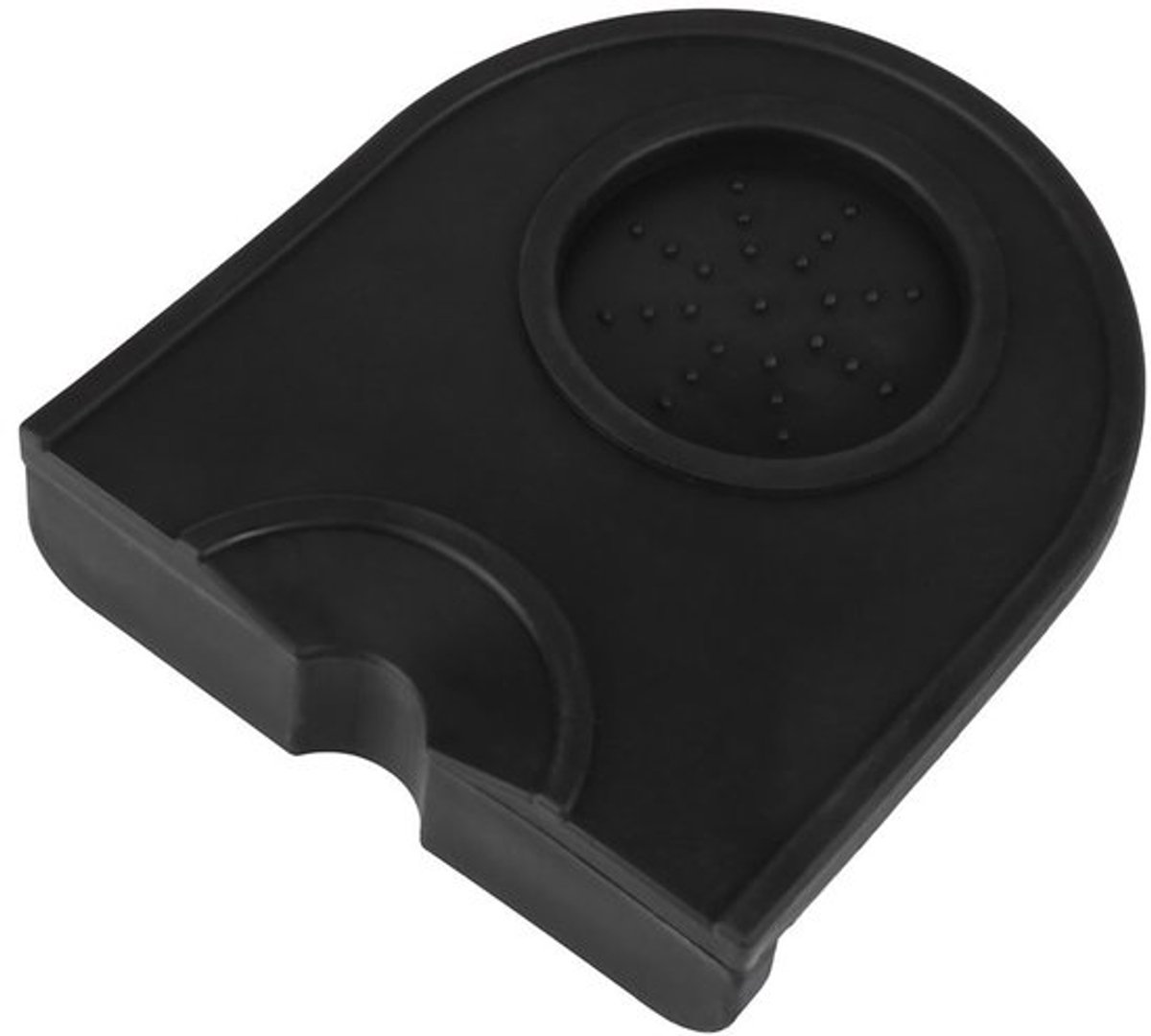 Shopcentral - Coffee Tamper Mat - Multifunctioneel - Antislip en Slijtvast - Zwart