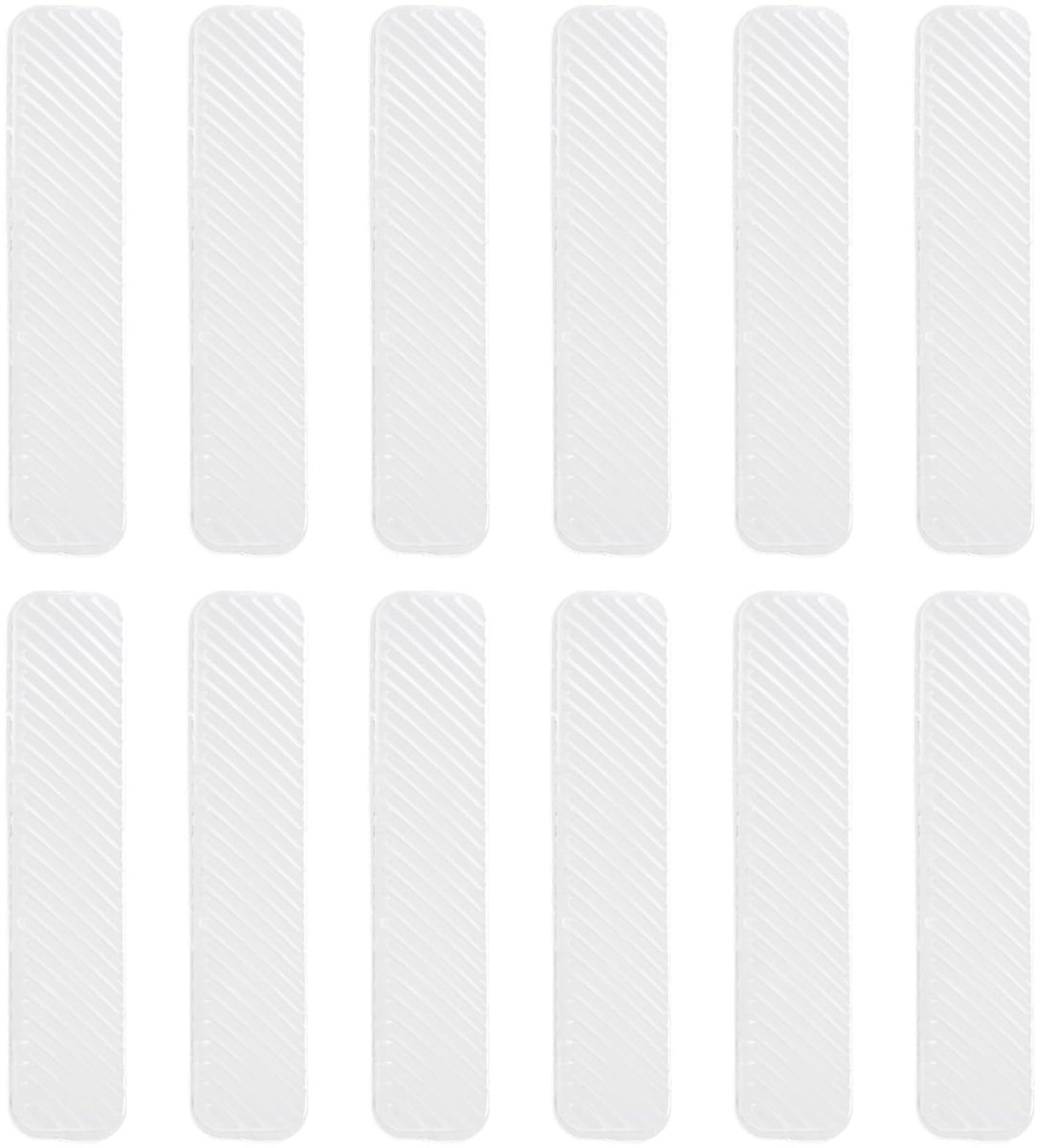 Dailygoods- Siliconen Bumpers - 12 Stuks - Zelfklevende Antibotsingskussens - Geluidsreductie - Oppervlaktebescherming - Schokdemping - Helder 5,2 × 1,15 × 0,8 cm - Geluidsdempers
