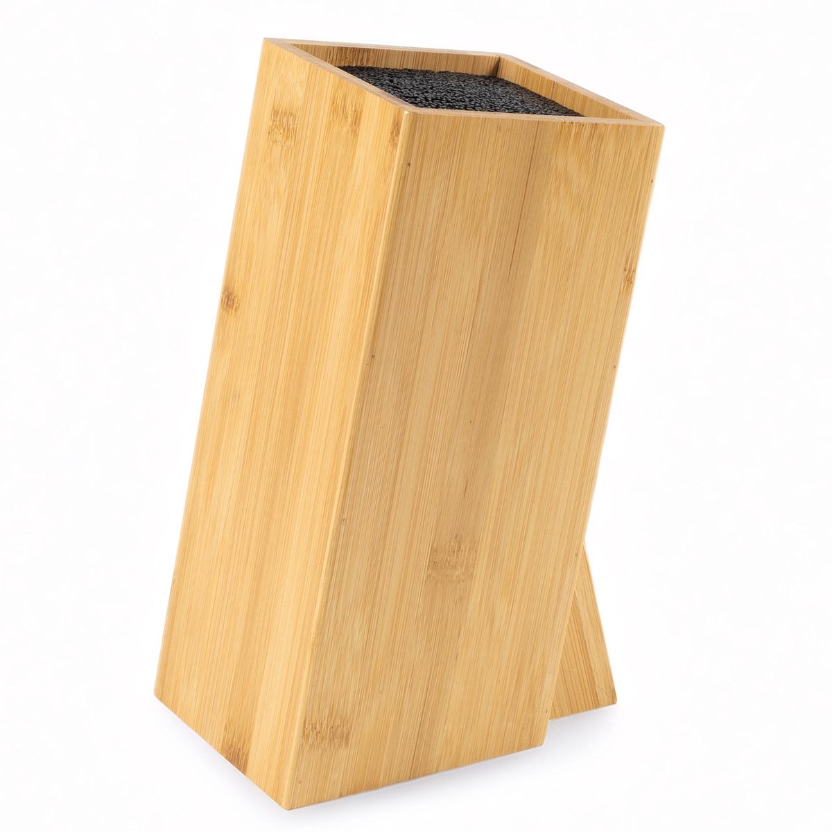 Dailygoods- Messenblok Hoogwaardig - Messenhouder - Magnetisch - Roestvrij Staal - Acaciahout - Elegant Design