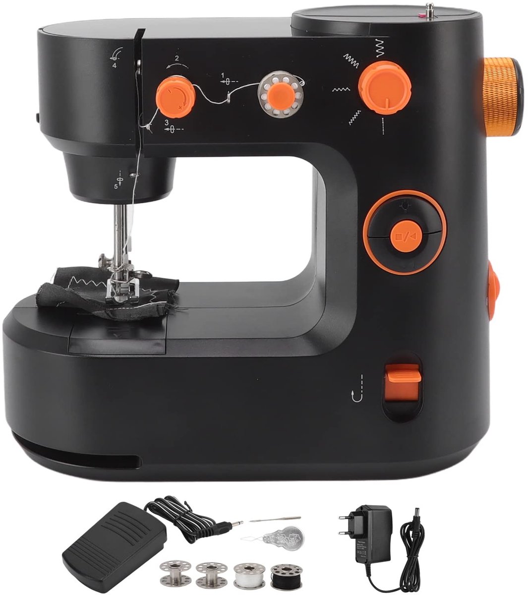 Dailygoods- Naaimachine Draagbaar - Multifunctioneel - 100 tot 240 V - Voor Beginners - Compact - Geschikt voor Thuisgebruik - Stitching Machine