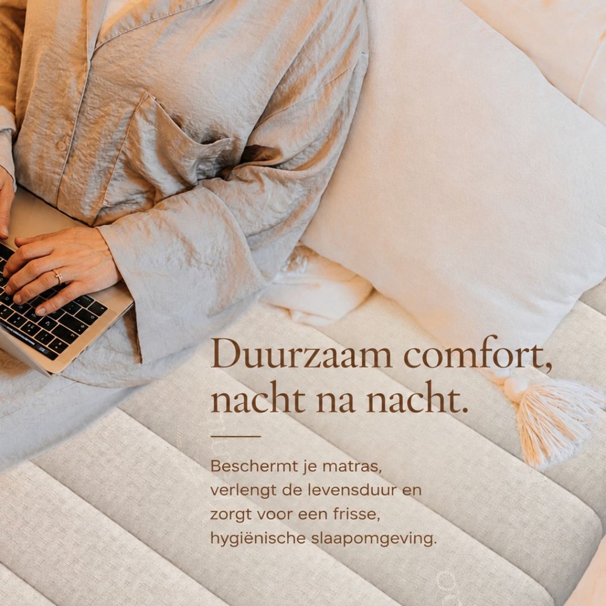 Ada Ada Sleep Premium Topper Matras 180x200 cm – Airce - afbeelding 3