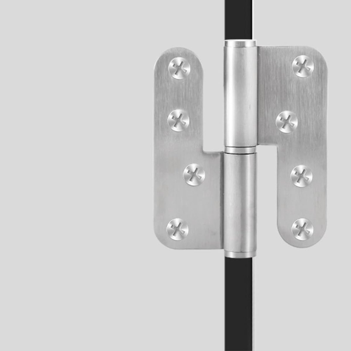 Dailygoods- Afneembare Scharnieren 2 Sets - H-vormige Liftdeurscharnieren - Zware Scharnieren - Roestvrij Staal - Max. Belasting 40 kg - Eenvoudig te Installeren - Deurscharnieren