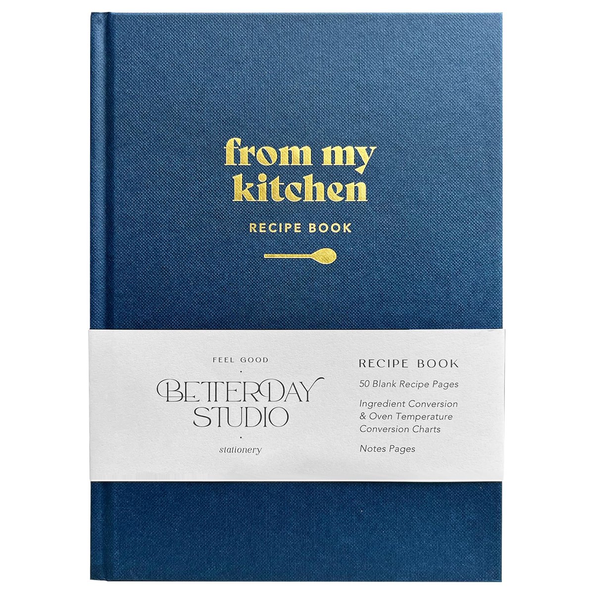 SnelShoppen - From My Kitchen blanco receptenboek voor eigen recepten, persoonlijk receptendagboek, DIY notitieboek, eetdagboek en bakdagboek voor kok