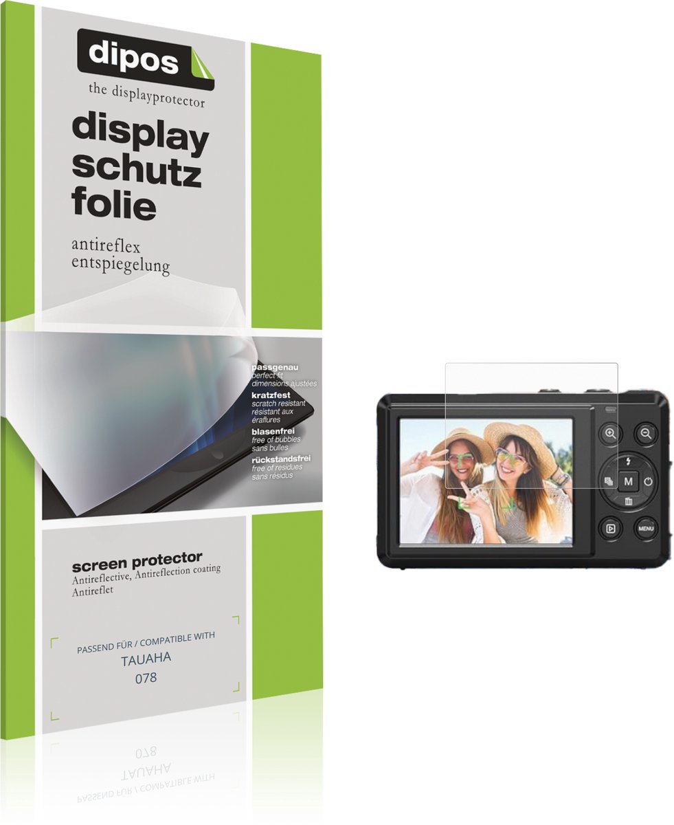dipos – 4x Matte Beschermfolie geschikt voor TAUAHA 78 | Krasbestendige & antireflecterende Screenprotector Ultra-Thin