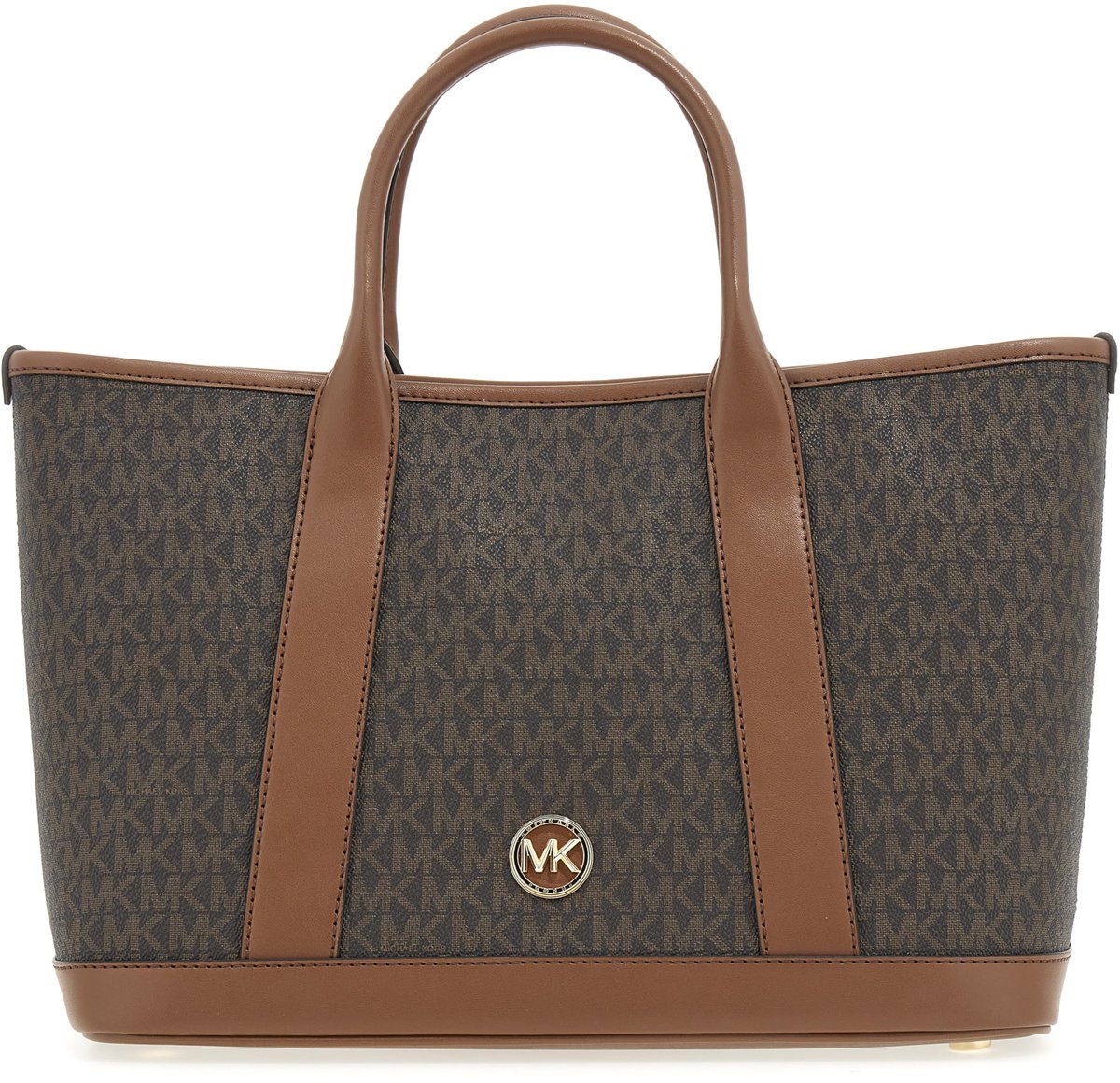 SnelShoppen - Md Satchel Handtas Dames, Bruin/Bagage, Eén Maat, Luxe Leer, Perfect Voor Feestjes, Dagelijks Gebruik, Modeaccessoire