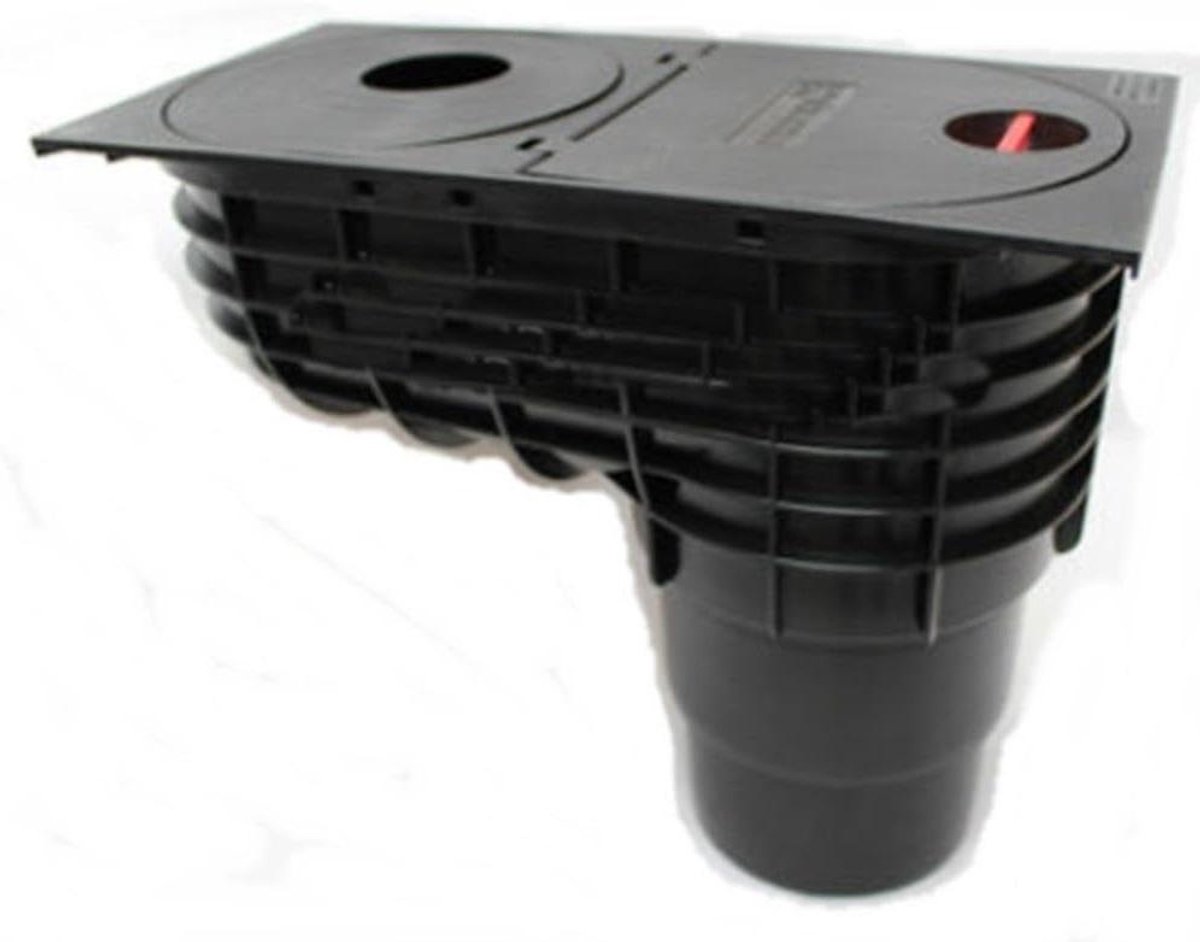 Regenpijp Afvoer - Gootafvoer Dakgoot - Waterafvoer Tuin - Vuilvanger - 110-125 mm - Zwart