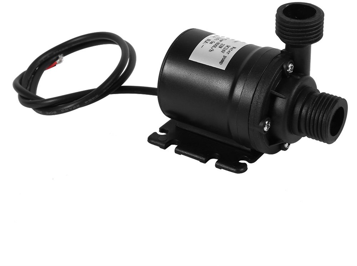 SnelShoppen - Aquarium Waterpomp 24V DC, Dompelpomp voor Heet Water Circulatie, Borstelloze Motor, 800L voor Tuin, Aquarium en Zonne-energie Gebruik