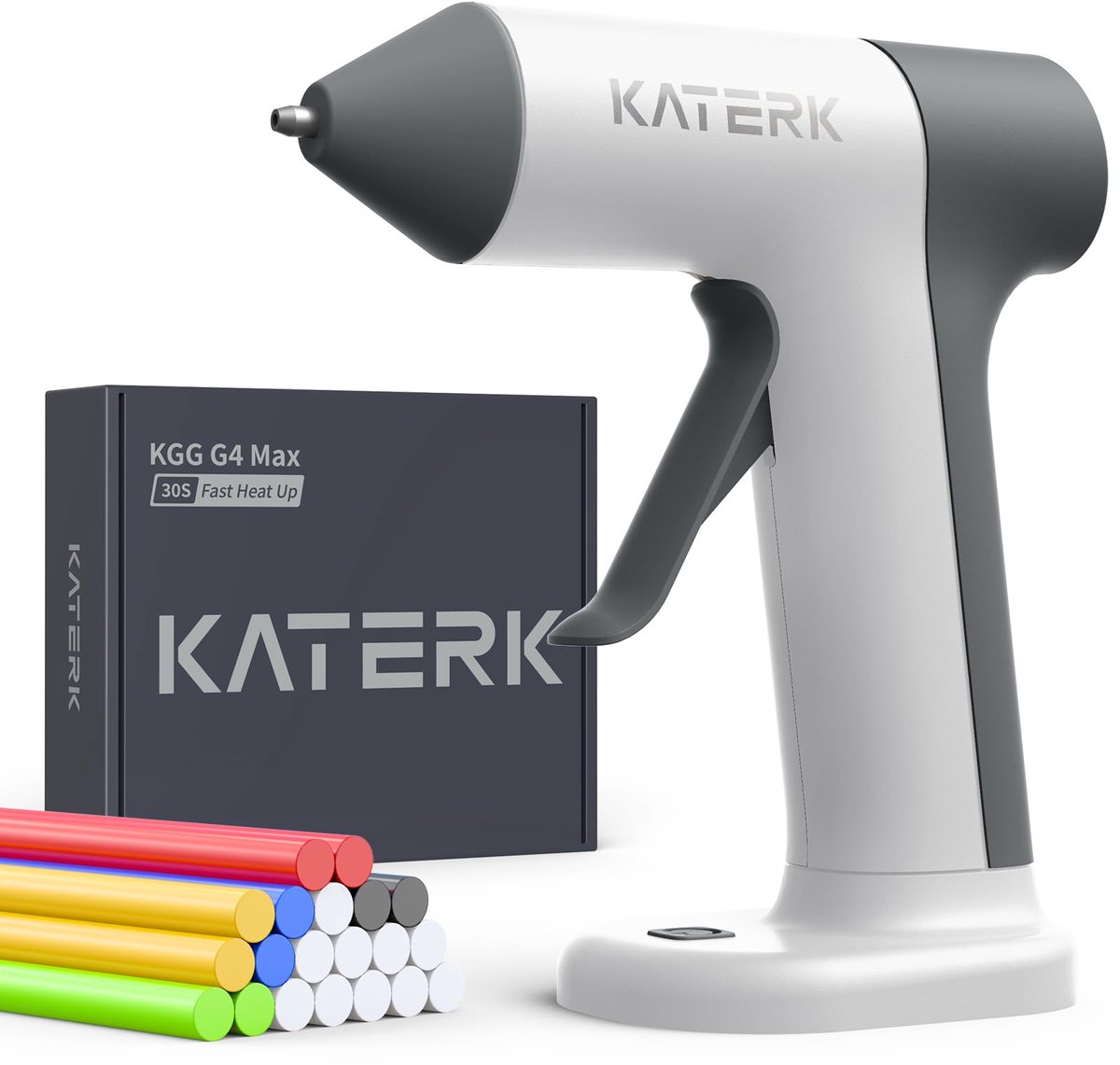 SnelShoppen - Draadloze Hete Lijmpistool Kit met 20 Lijmsticks, Snel Opwarmend Mini Lijmpistool, Compact & Draagbaar, 2500mAh Batterij, Automatische U