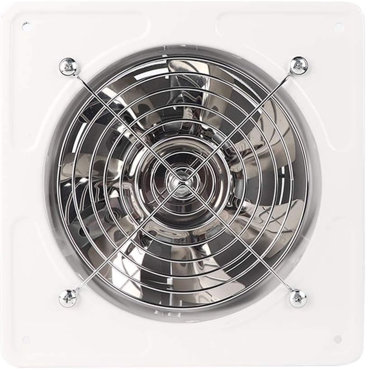 Stille Wandventilator voor Badkamer en Keuken, Ideaal voor Huizen en Garages, Efficiënte Ventilatie