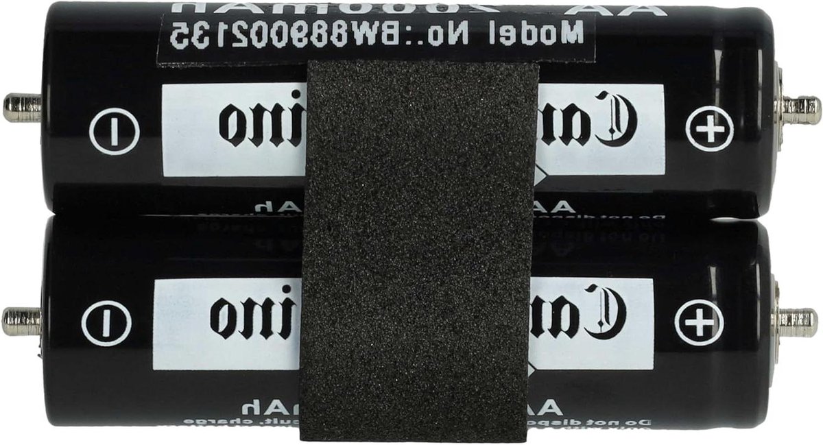 Vervangende Accu - Scheerapparaat Batterij - Apparaat Gebruik - Oplaadbaar NiMH - 2000 mAh - Zilver