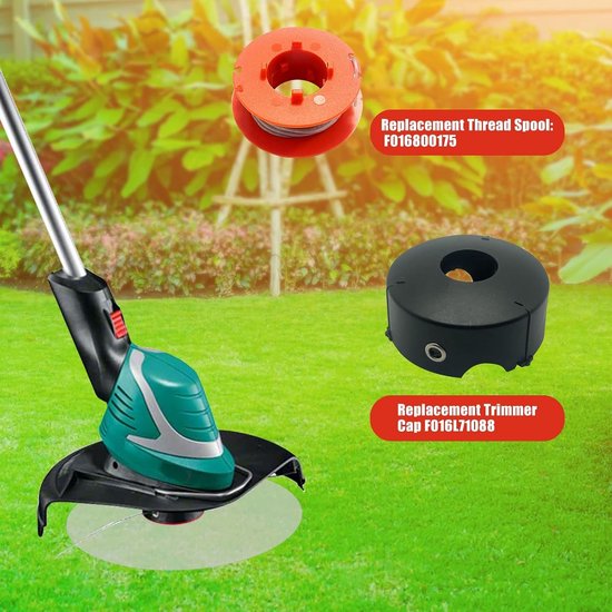 Grastrimspoelen Vervanging voor Bosch ART 23 26 30 Combitrim - 3 Spoelen + 1 Deksel, 8M Pro-Tap Automatische Draad, Tuinaccessoires en Gereedschap — afbeelding 5