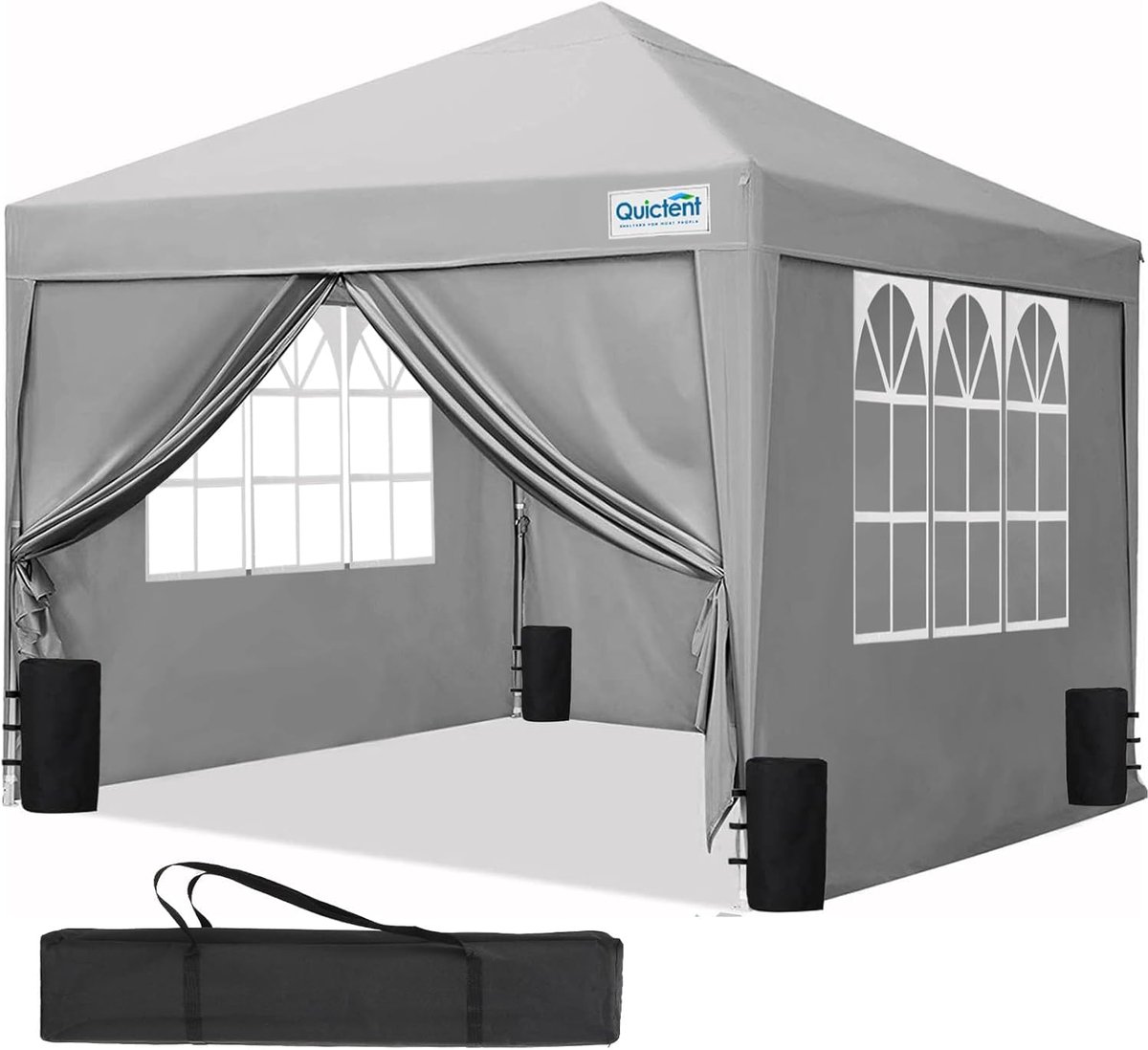 SnelShoppen - Vouwpaviljoen 3x3m Waterdicht - Ideaal voor Feesten, Tuin, Camping, Kids - Stevige Opbouw, UV-Bescherming, Inclusief Opbergtas
