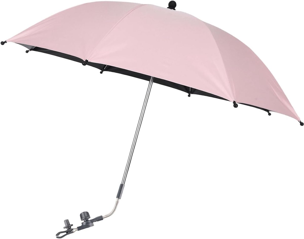 SnelShoppen - STARRY CITY Kinderwagen Parasol met Verstelbare Klem, Zonnebestendige Paraplu voor Kinderen, UPF 50+, Perfect voor Kinderwagens, Zomer,