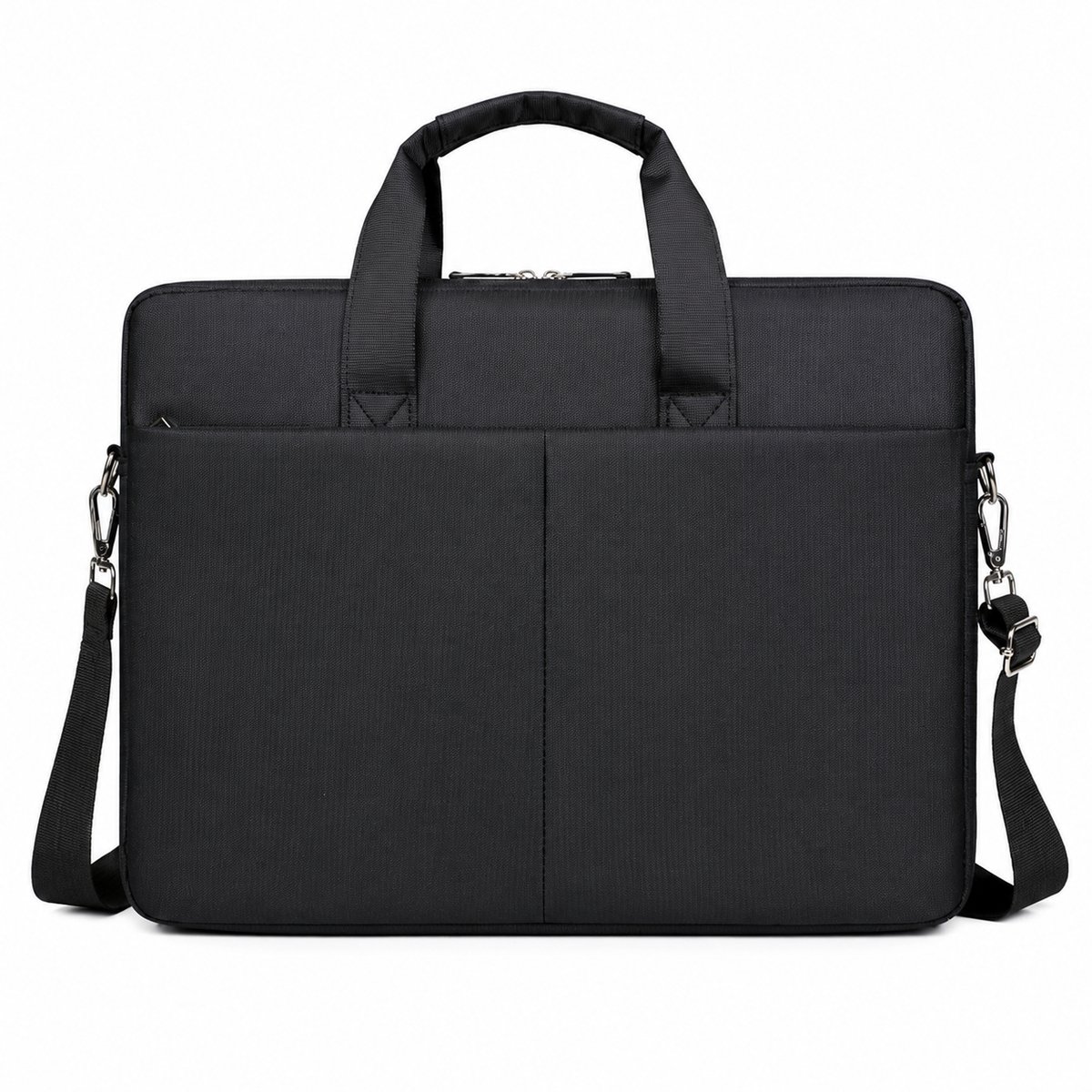 VHV - Laptoptas 15,6 Inch - Waterafstotende Oxford Schoudertas met Gewatteerde Bescherming - Voor Werk en Zakenreizen - Zwart