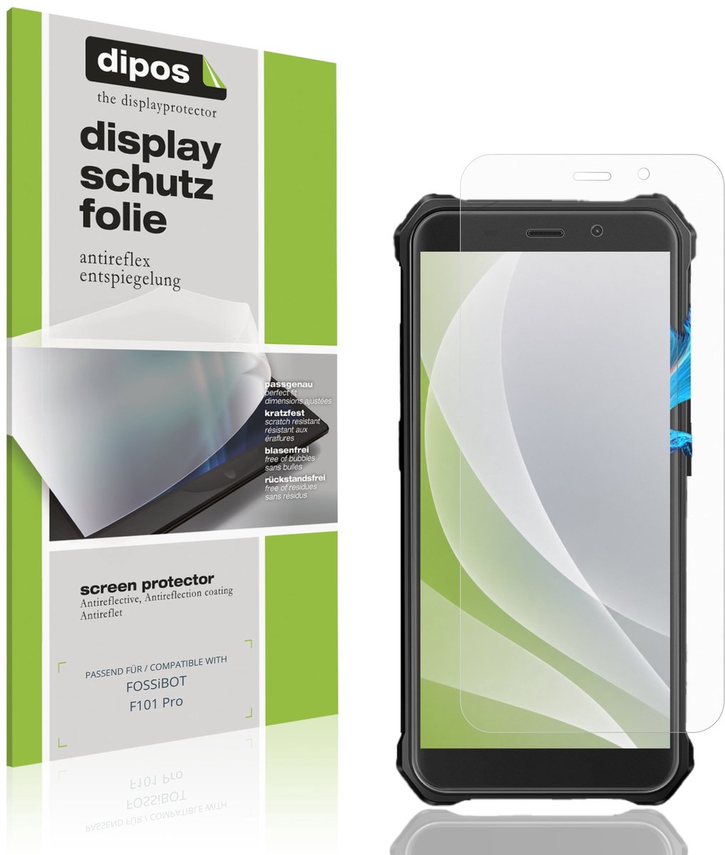 dipos – 4x Matte Beschermfolie geschikt voor FOSSiBOT F101 Pro | Krasbestendige & antireflecterende Screenprotector Ultra-Thin