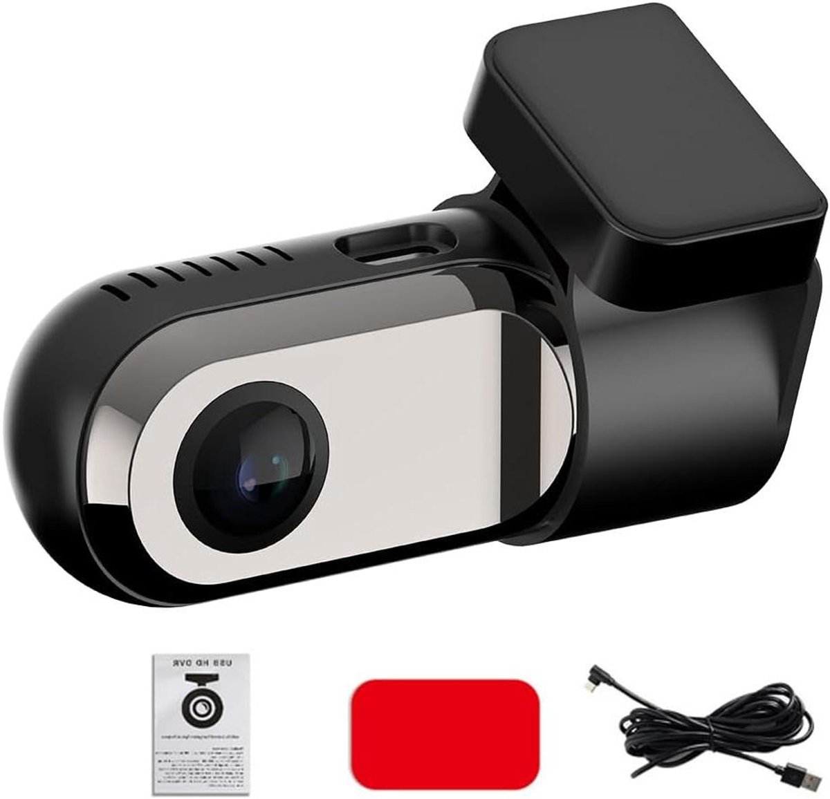 Auto Camera - Rijrecorder DVR - Veilig Rijden - ADAS Ondersteuning - 140 Graden - Zwart