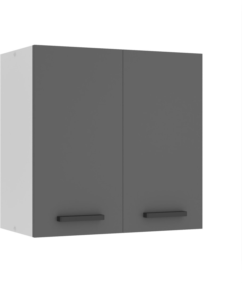 BELINI Hangkast SG2 60 cm met 2 Deuren - Zilver Mat