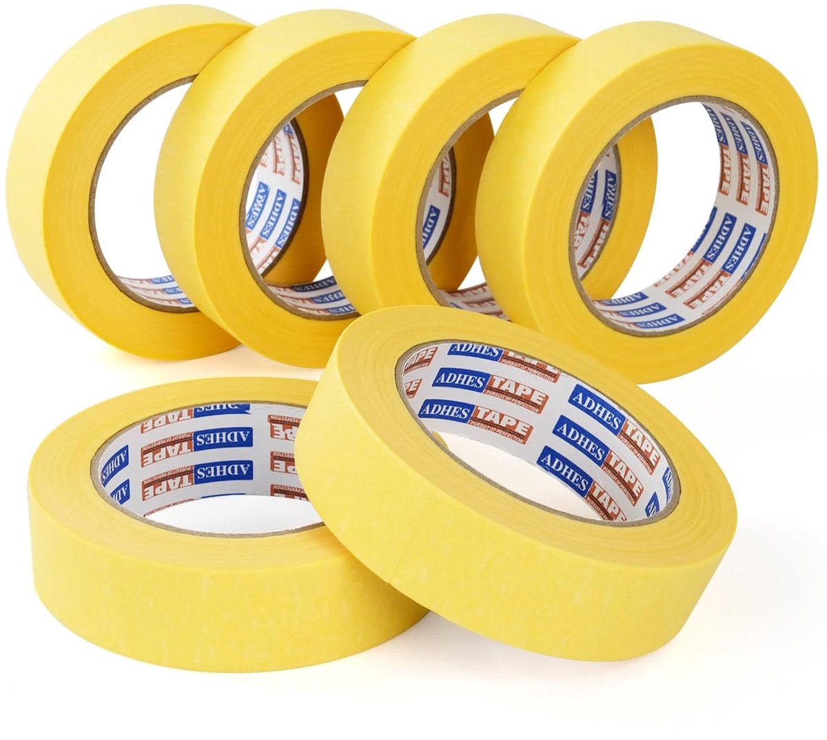 Verf tape 30mm x 50m - Gele schilderstape - Geen restanten - Voor scherpe lijnen - ShopVlot