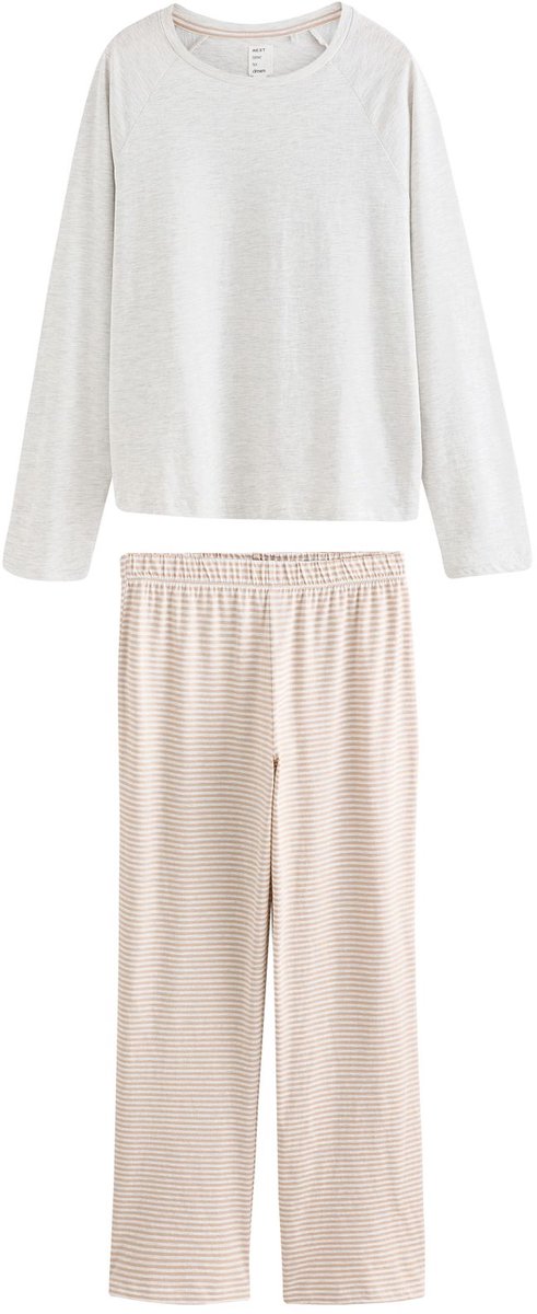 Next - Dames - Pyjama met lange mouwen - Grijs
